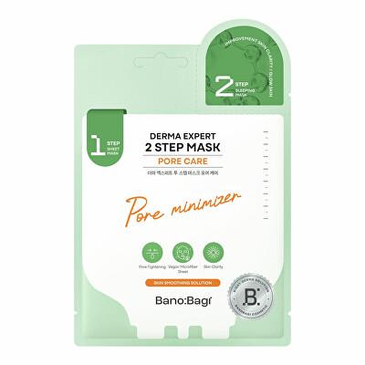 BANOBAGI - Dvoufázová maska pro redukci rozšířených pórů Derma Expert Pore Care (2 Step Mask) 25+2 g
