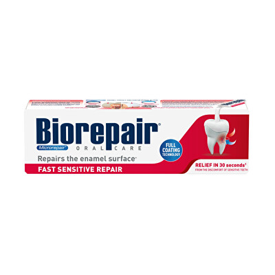Biorepair - Zubní pasta Fast Sensitive Repair Toothpaste 75 ml