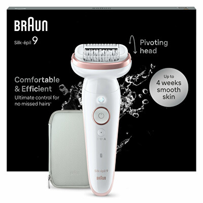 Braun - Epilátor Silk·épil 9 9-000 White/Pink