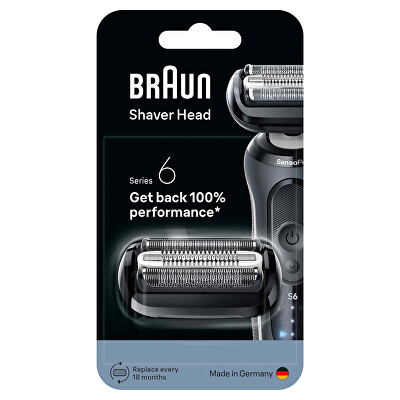 Braun - Náhradní hlavice 64b Silver pro strojek Series 6