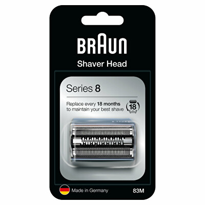 Braun - Náhradní hlavice pro elektrický holicí strojek Series 8 83M Silver