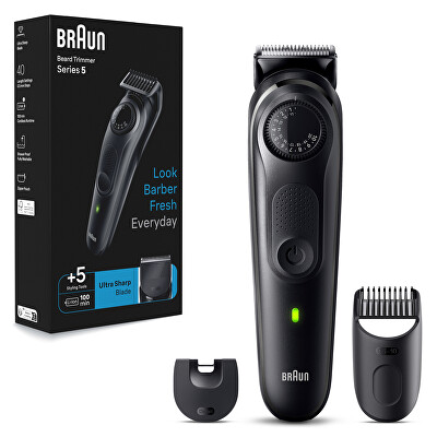 Braun - Zatřihovač vousů a vlasů 5420 Black