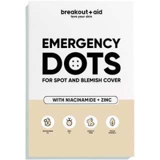 Breakout+aid - Náplasti na akné s niacinamidem a zinkem Emergency Dots 72 ks