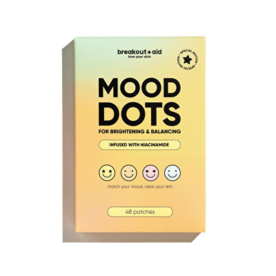 Breakout+aid - Náplasti na lokální ošetření akné s niacinamidem Mood Dots 48 ks