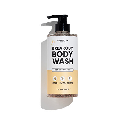 Breakout+aid - Sprchový gel na pokožku se sklonem k akné Body Wash 500 ml