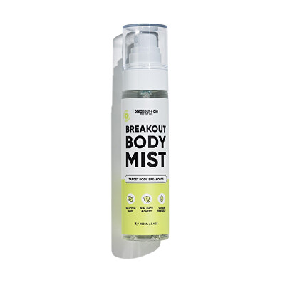 Breakout+aid - Tělový sprej na nedokonalosti pokožky Body Mist 100 ml