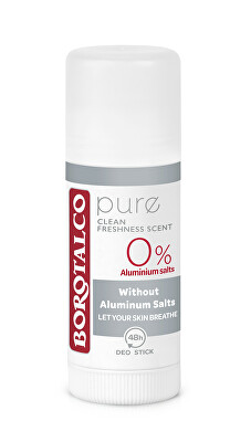 Borotalco - Tuhý deodorant Pure (Deo Stick) 40 ml