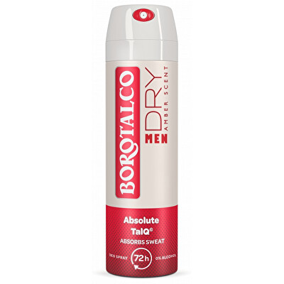Borotalco - Deodorant ve spreji Men Dry Amber (Deo Spray) 150 ml