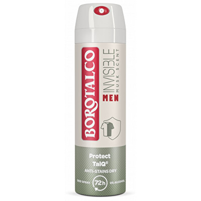 Borotalco - Deodorant ve spreji Men Invisible Dry (Deo Spray) 150 ml