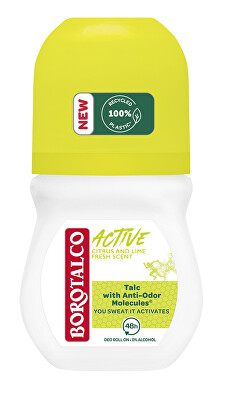 Borotalco - Kuličkový deodorant Active Citrus (Deo Roll-On) 50 ml
