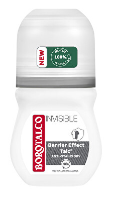 Borotalco - Kuličkový deodorant Invisible (Deo Roll-On) 50 ml