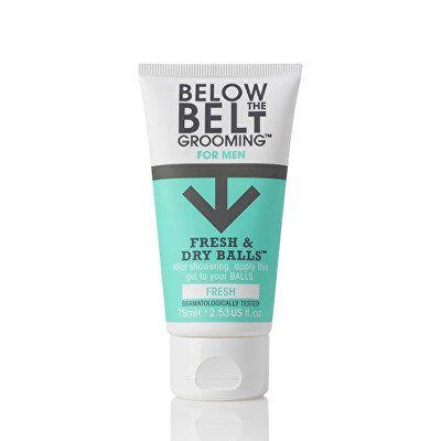 Below the Belt - Gel na intimní partie pro muže Fresh (Fresh & Dry Balls) 75 ml