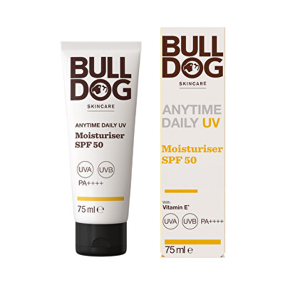 Bulldog - Hydratační pleťový krém SPF 50 Anytime Daily Moisturise 75 ml
