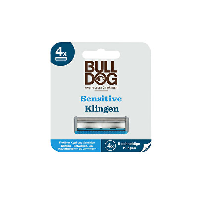 Bulldog - Náhradní hlavice Sensitive 4 ks