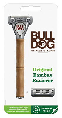 Bulldog - Original Bamboo strojek + 2 náhradní hlavice