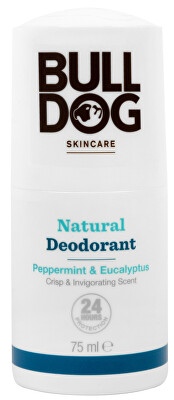 Bulldog - Přírodní kuličkový deodorant (Natural Deodorant Peppermint & Eucalyptus Crisp & Invigorating Scent) 75 ml