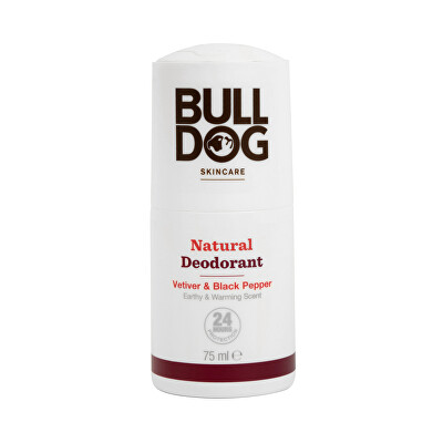 Bulldog - Přírodní kuličkový deodorant Vetiver & Black Pepper (Natural Deodorant) 75 ml