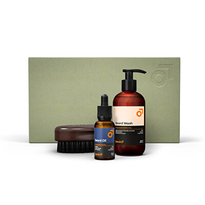 beviro - Dárková sada Honkatonk Vanilla Complete Beard Set
