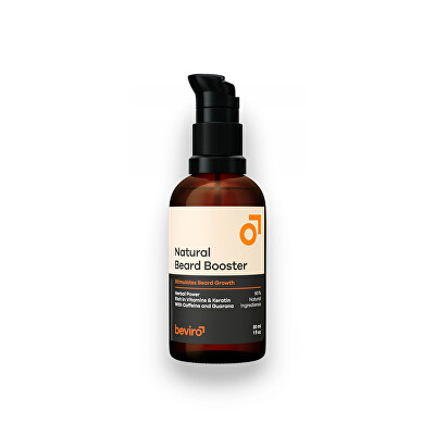 beviro - Přípravek na růst vousů Natural Beard Booster 30 ml