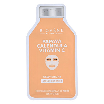 Biovène - Rozjasňující plátýnková maska Dewy Glow 20 ml