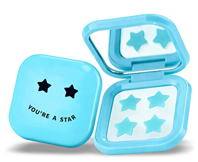 Biovène - Sada modrých náplastí Pimple Star Patches & Mirror Case 32 ks