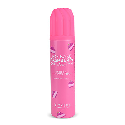 Biovène - Šlehačková sprchová pěna No-Bake Raspberry Cheesecake 250 ml