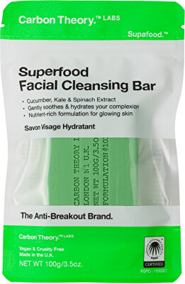 Carbon Theory - Čisticí pleťové mýdlo Superfood (Facial Cleansing Bar) 100 g