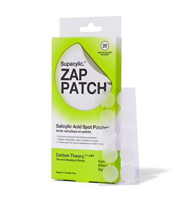 Carbon Theory - Náplasti na akné Supacylic. Zap Patch (Salicylic Acid Spot Patches) 20 ks