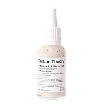 Carbon Theory - Denní pleťové sérum Succinic Acid & Niacinamide (Re-surfacing Day Serum) 30 ml