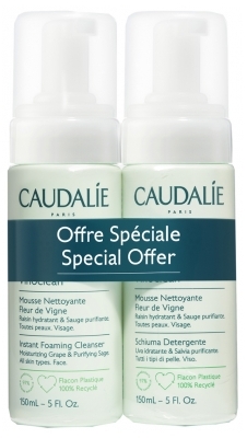 Caudalie - Sada čisticích pěn Vinoclean (Instant Foaming Cleanser Duo) 2 x 150 ml