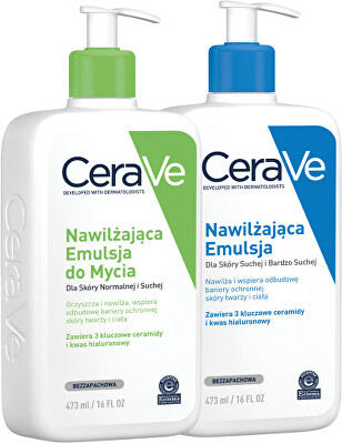 CeraVe - Sada hydratační tělové péče pro suchou pokožku 2 x 473 ml