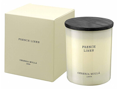 Cereria Mollá - Vonná svíčka krémová French Linen (Candle) 230 g