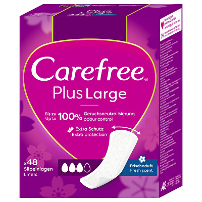 Carefree - Slipové vložky Plus Large 48 ks