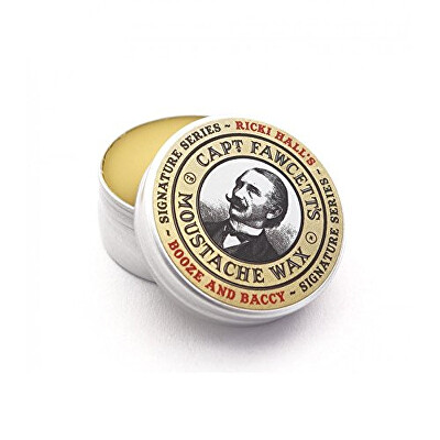 Captain Fawcett - Vosk na knír Ricki Hall`s Booze & Baccy (Moustache Wax) 15 ml