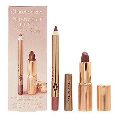 Charlotte Tilbury - Sada dekorativní kosmetiky na rty Pillow Talk Medium (Lip Kit)