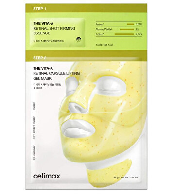 Celimax - Dvoufázová hydrogelová maska The Vita-A Hydrogel Mask 4 x 38 g