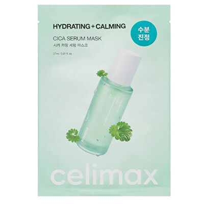 Celimax - Hydrogelová maska Hydrating + Calming Cica Serum Mask 27 ml
