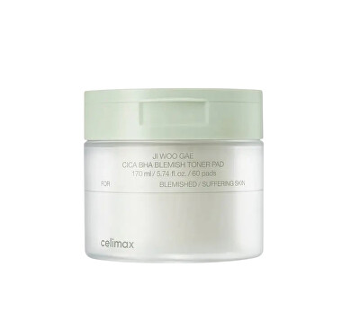 Celimax - Tonizační tampony Cica BHA Blemish Toner Pad 60 ks