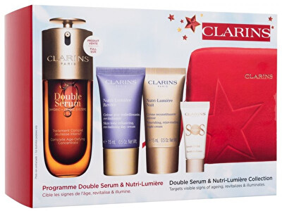 Clarins - Dárková sada Double Serum & Nutri-Lumiére Collection