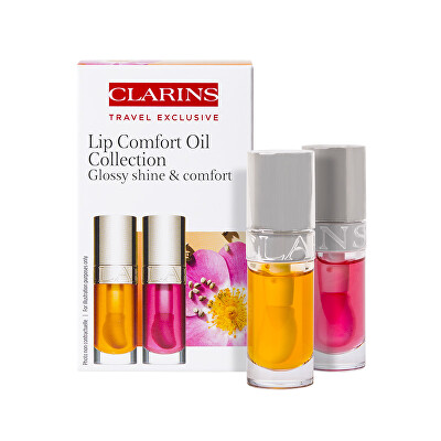Clarins - Dárková sada olejů na rty Lip Comfort Oil Collection 2 x 7 ml