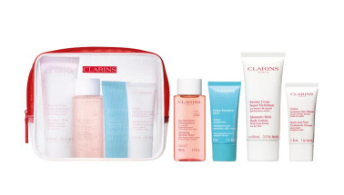 Clarins - Dárková sada péče o tělo a pleť Head to Toe Moisturizing Essentials