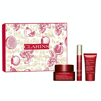 Clarins - Dárková sada pleťové péče proti vráskám Super Restorative