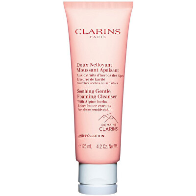 Clarins - Jemná zklidňující čisticí pěna pro velmi suchou až citlivou pleť (Soothing Gentle Foaming Cleanser) 125 ml