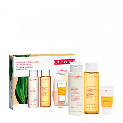 Clarins - Sada na čištění pleti pro normální a suchou pleť Cleansing Essentials