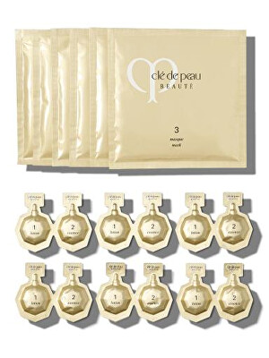 Clé de Peau Beauté - 2. JAKOST -  Rozjasňující pleťová maska Illuminating Concentrate (Face and Eye Mask) 6 x 3 ks