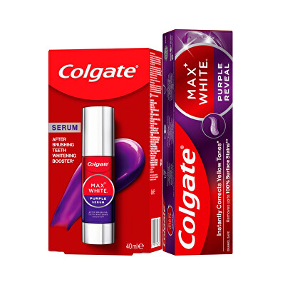 Colgate - Sada na bělení zubů Max White Purple
