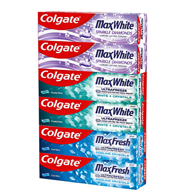 Colgate - Pastă de dinți Max Mix 6 x 75 ml