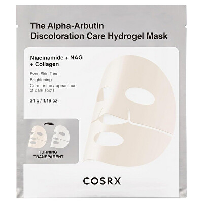 COSRX - Pigmentfoltok elleni maszk Discoloration Care Hydrogel Mask 34 g