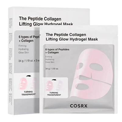 COSRX - Sada pleťových masek Lifting Glow Hydrogel Mask 3 x 34 g