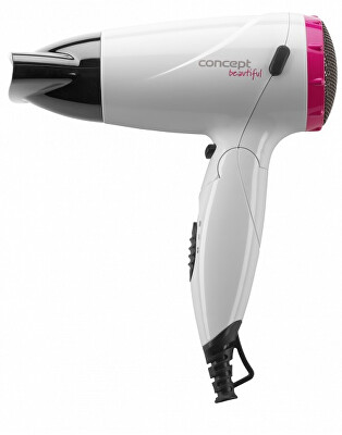 Concept - VV5740 Vysoušeč vlasů Beautiful bílá + růžová